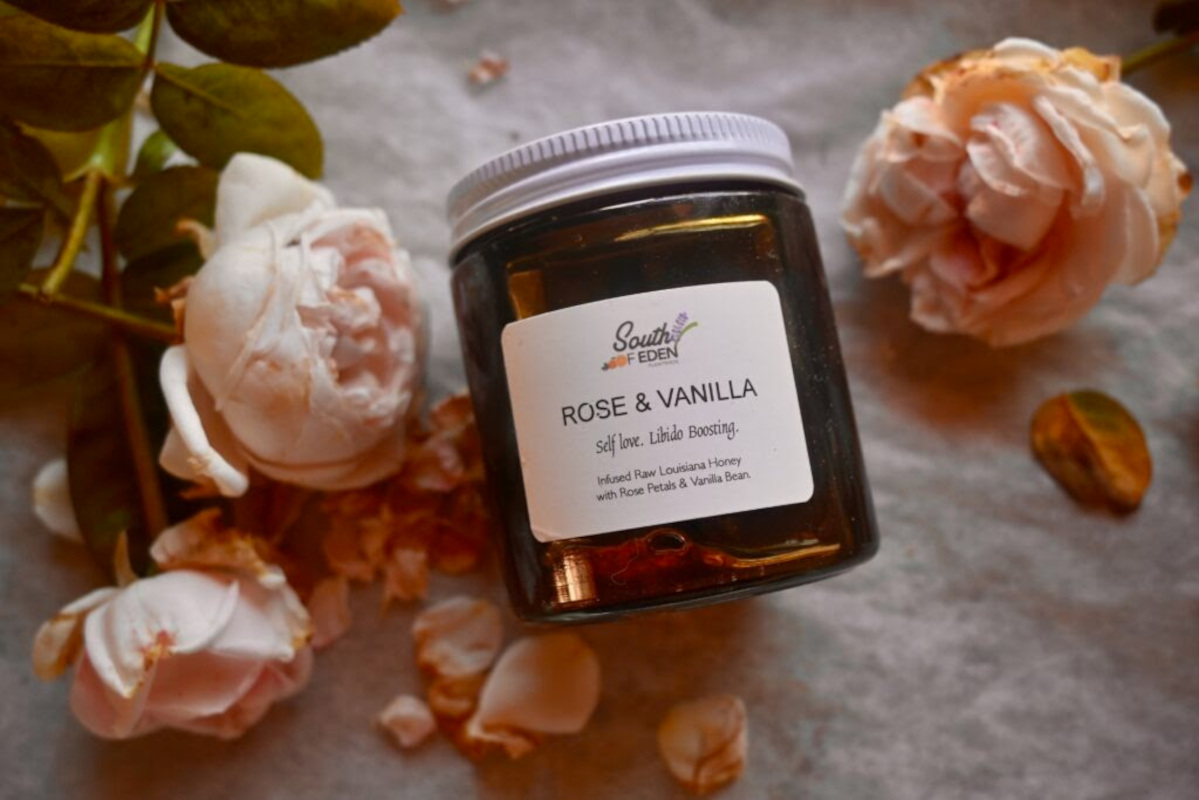 Restaurant products, rose, vanilla and honey